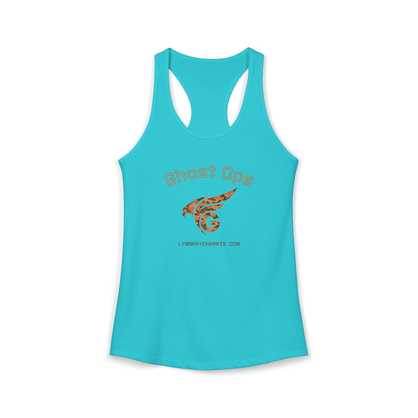 Ghost Ops Racerback Tank (Orange Camo)