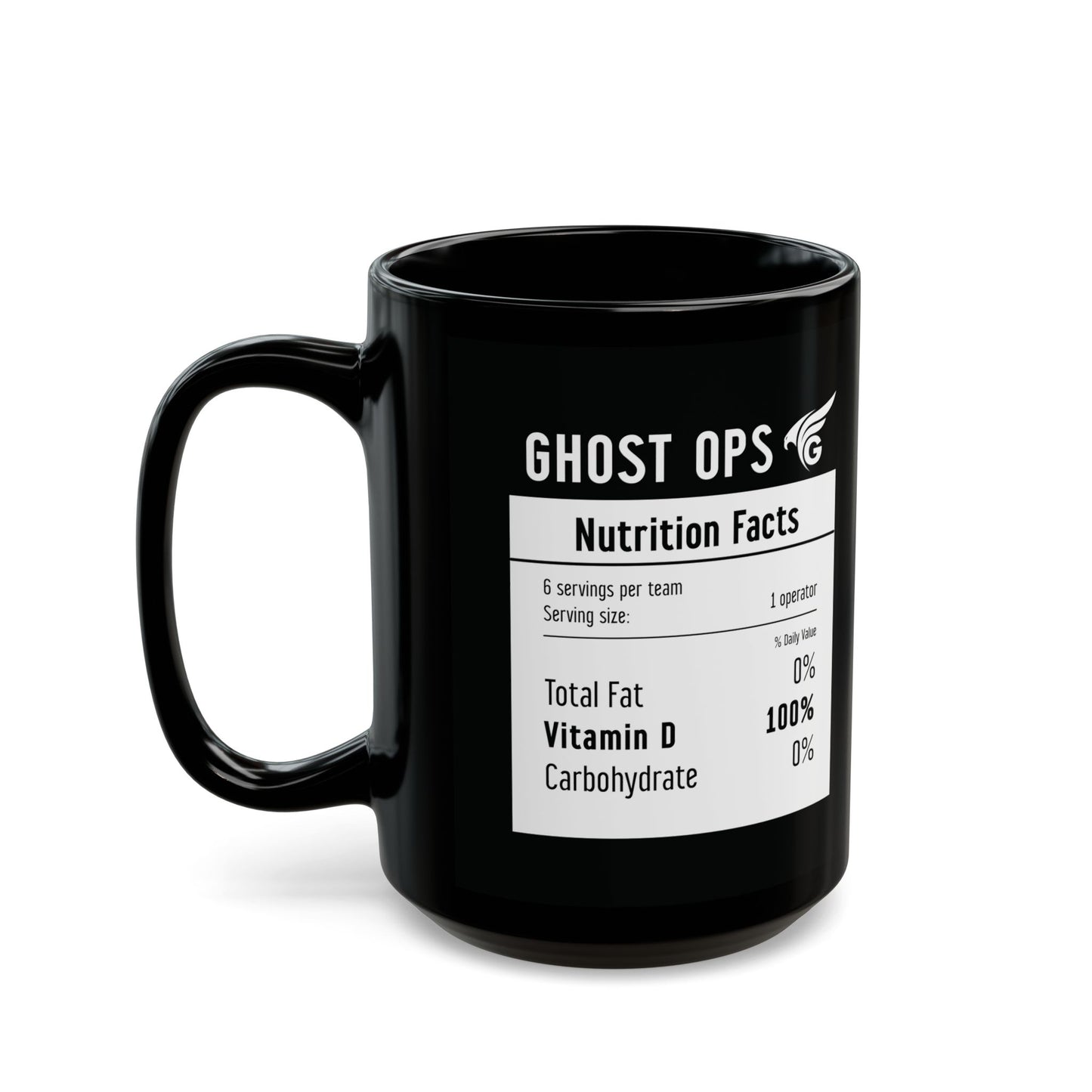 Ghost Ops Black Mug (11oz, 15oz)