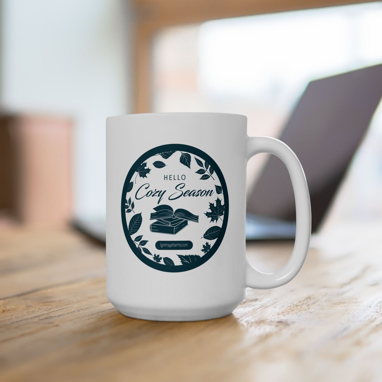 Hello Cozy Season Mug (Teal)