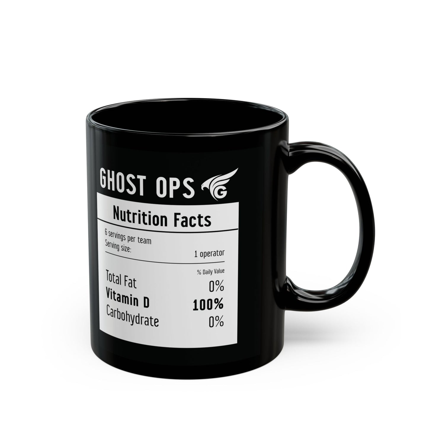 Ghost Ops Black Mug (11oz, 15oz)
