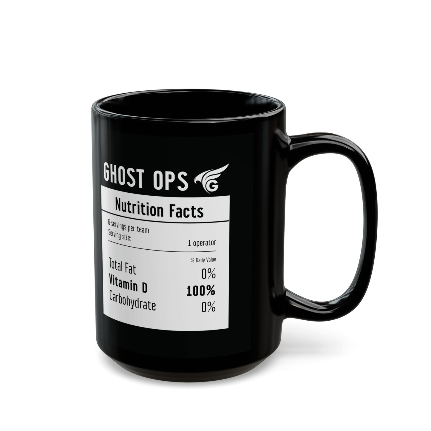 Ghost Ops Black Mug (11oz, 15oz)