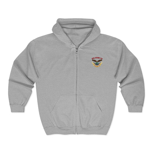Hostile Operations Team (HOT) Full Zip Hooded Sweatshirt