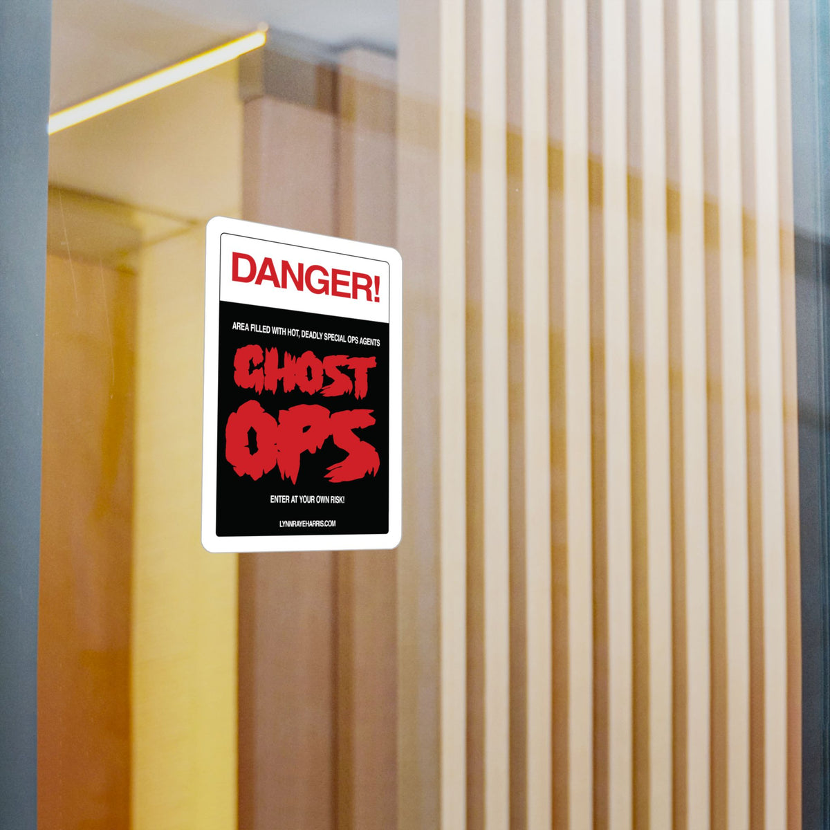 DANGER! Ghost Ops Vinyl Decals