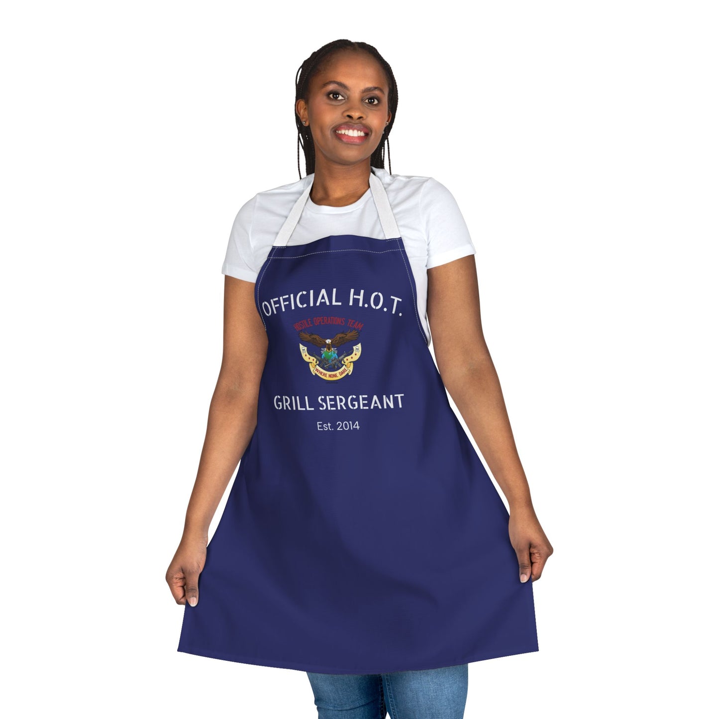 Grill Sergeant Apron, Blue