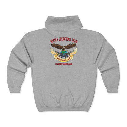 Hostile Operations Team (HOT) Full Zip Hooded Sweatshirt
