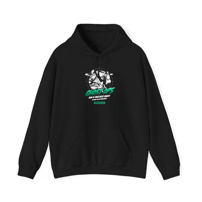 Ghost Ops Spooky Season Hooded Sweatshirt (Green Lettering)