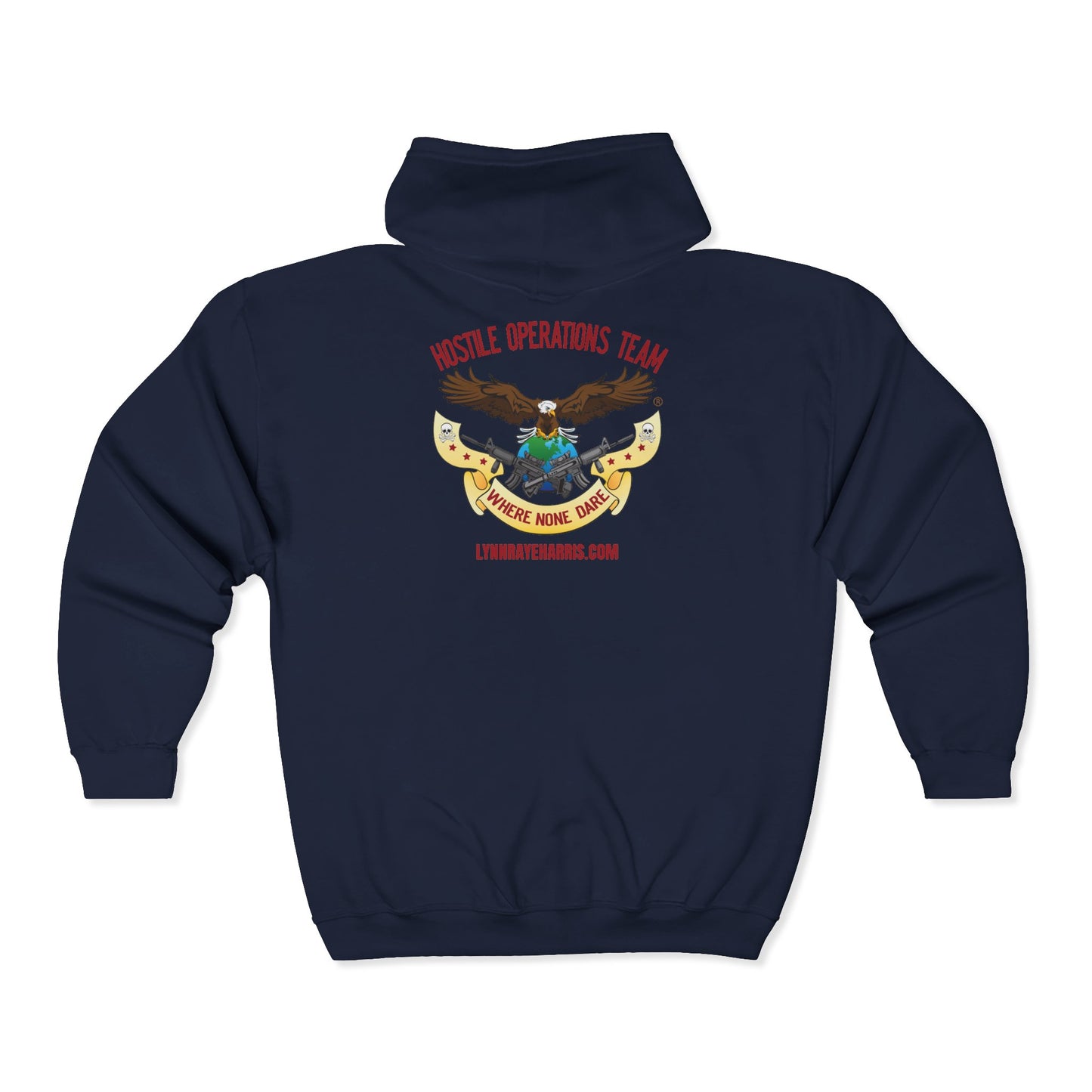 Hostile Operations Team (HOT) Full Zip Hooded Sweatshirt