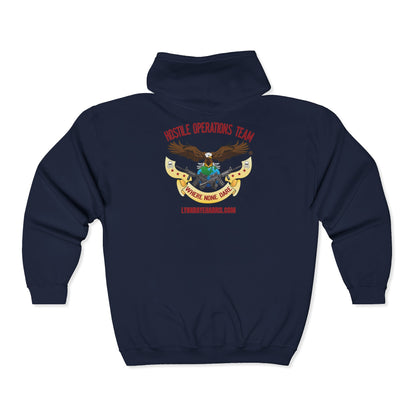 Hostile Operations Team (HOT) Full Zip Hooded Sweatshirt