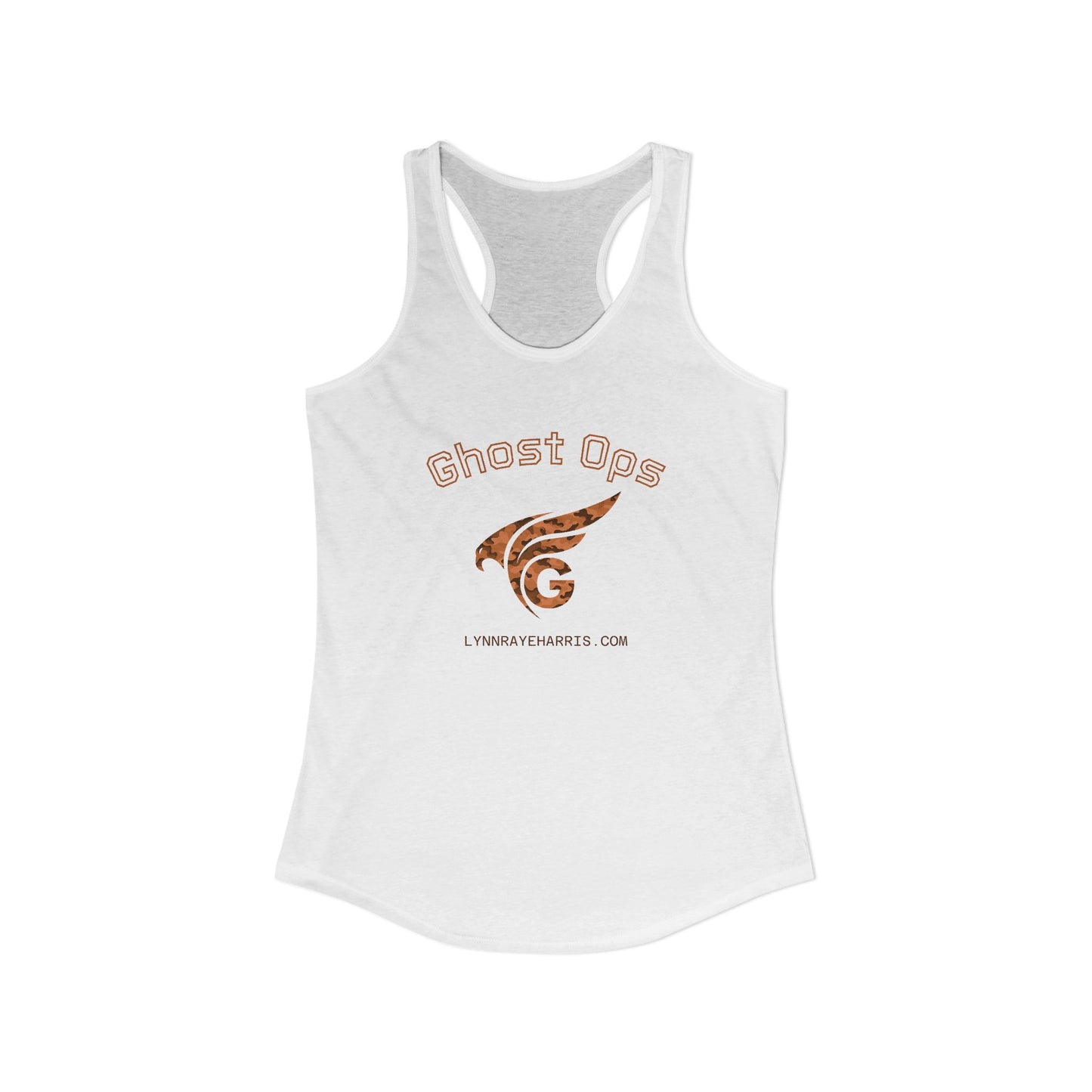 Ghost Ops Racerback Tank (Orange Camo)