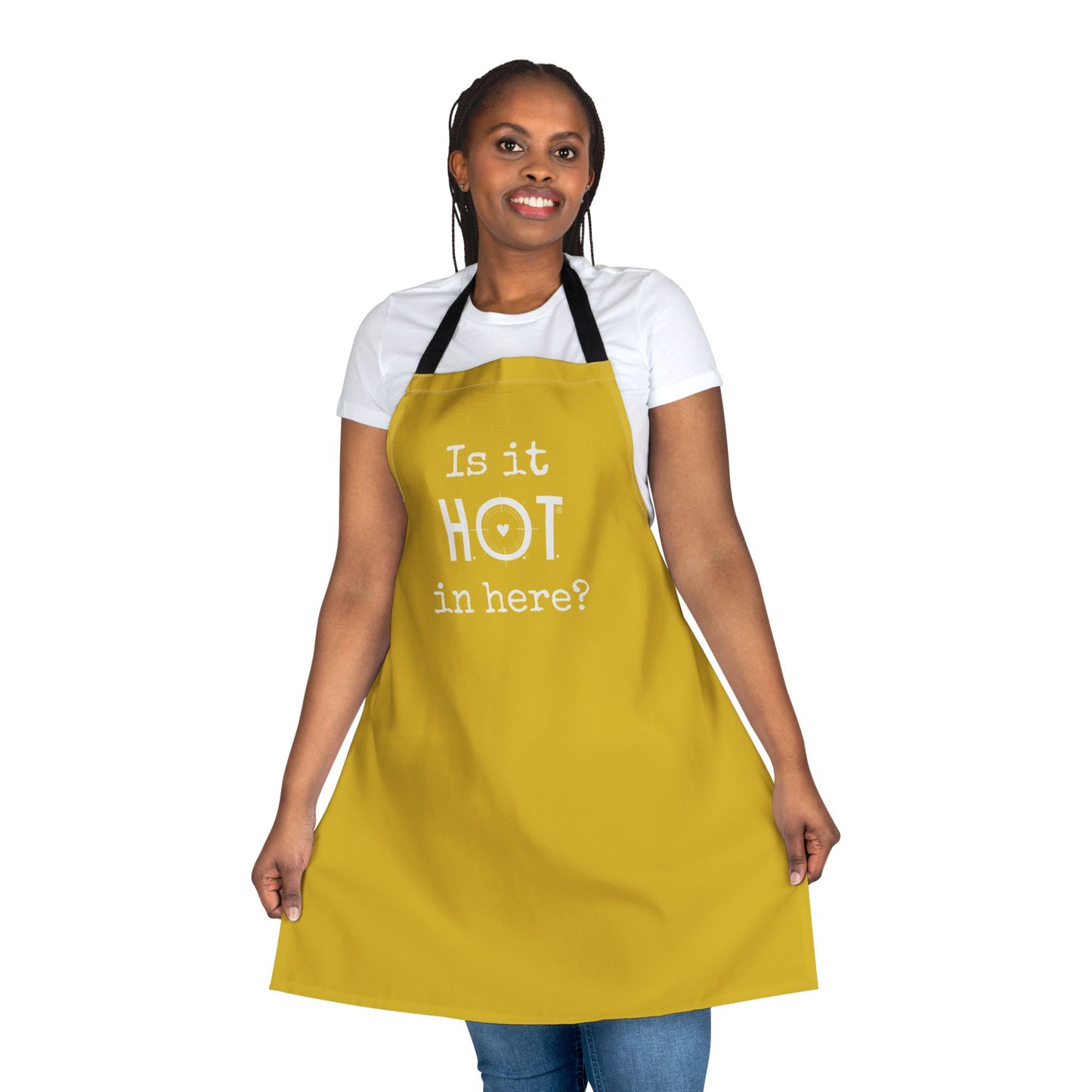 Is it HOT in here apron, yellow