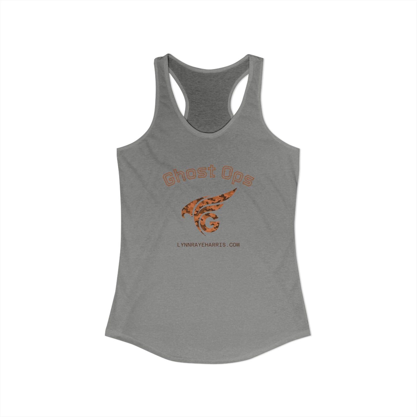 Ghost Ops Racerback Tank (Orange Camo)