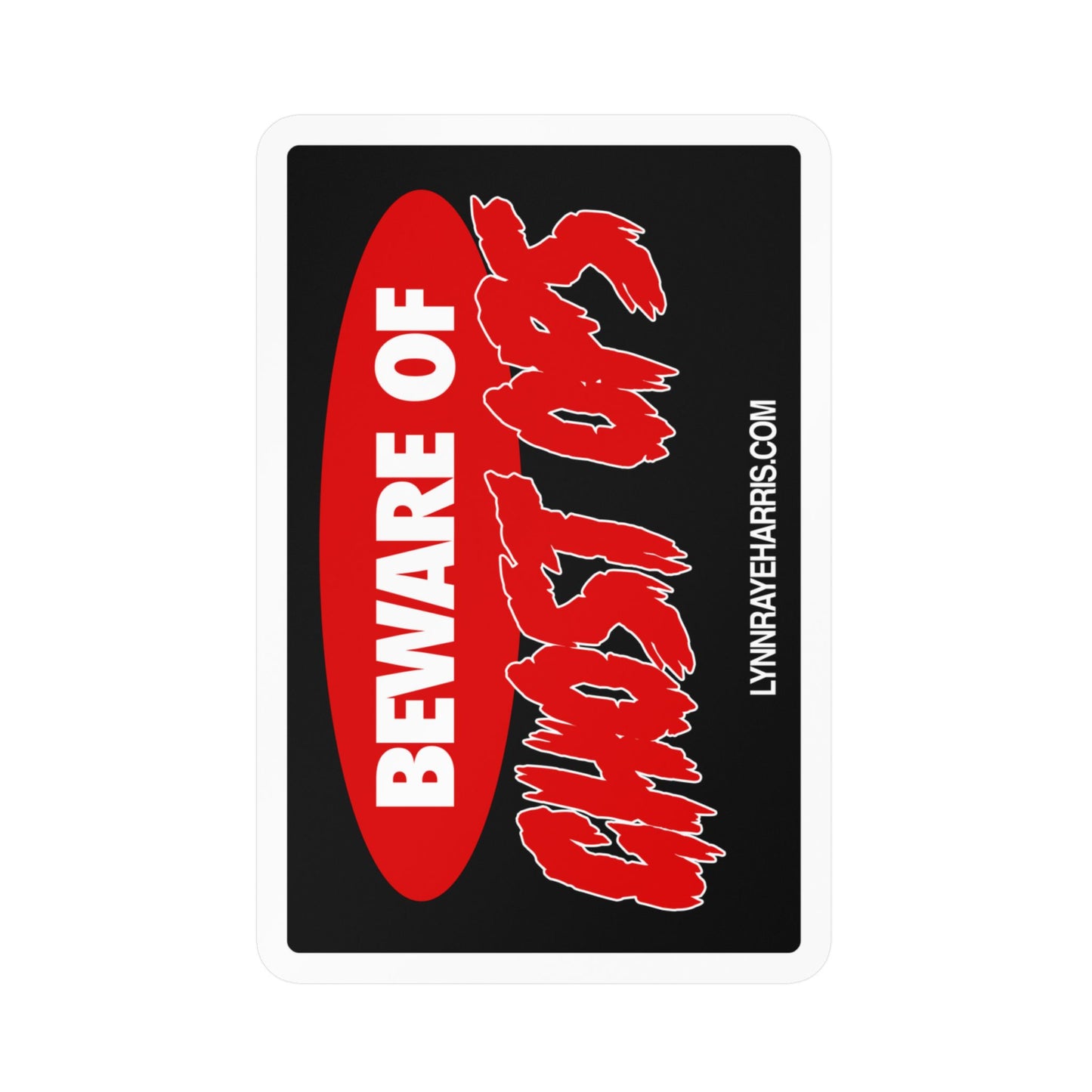 Beware of Ghost Ops Vinyl Decals