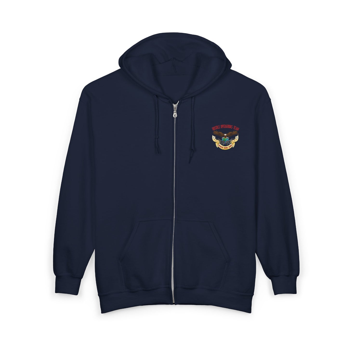 Hostile Operations Team (HOT) Full Zip Hooded Sweatshirt