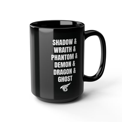 Ghost Ops Logo and Callsigns Mug