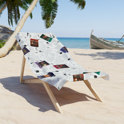Ghost Ops Book Pages Beach Towel