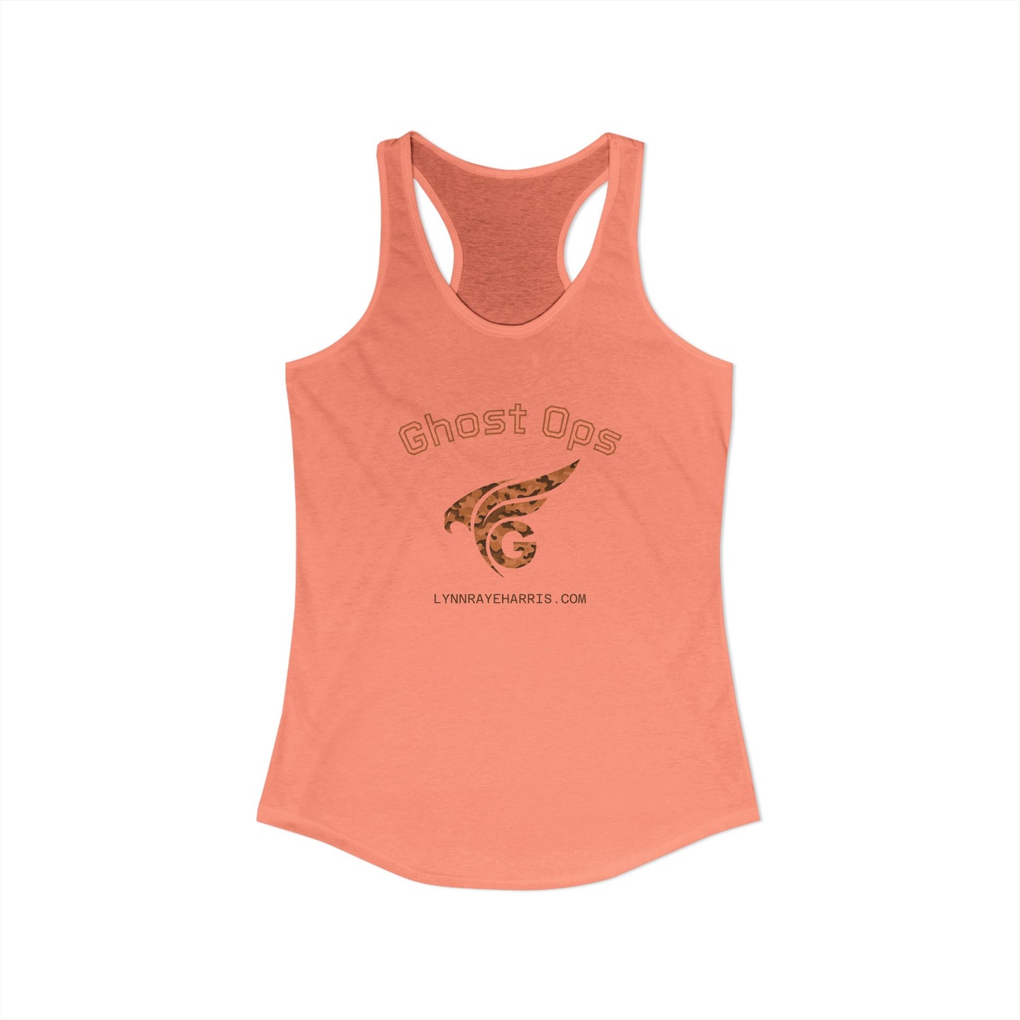 Ghost Ops Racerback Tank (Orange Camo)