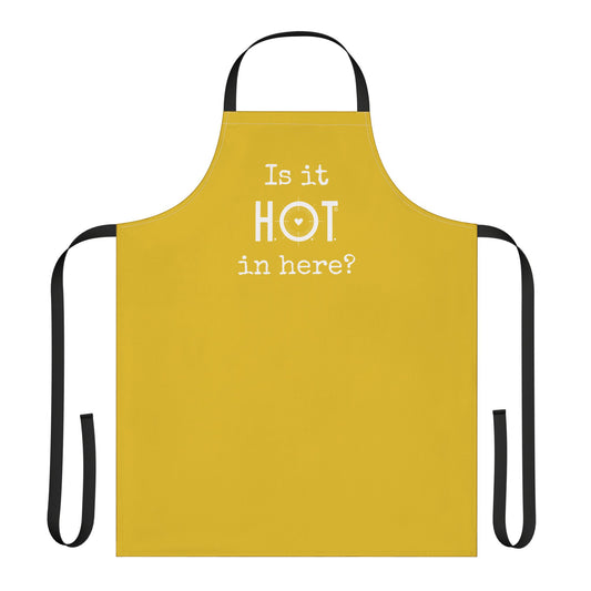 Is it HOT in here apron, yellow