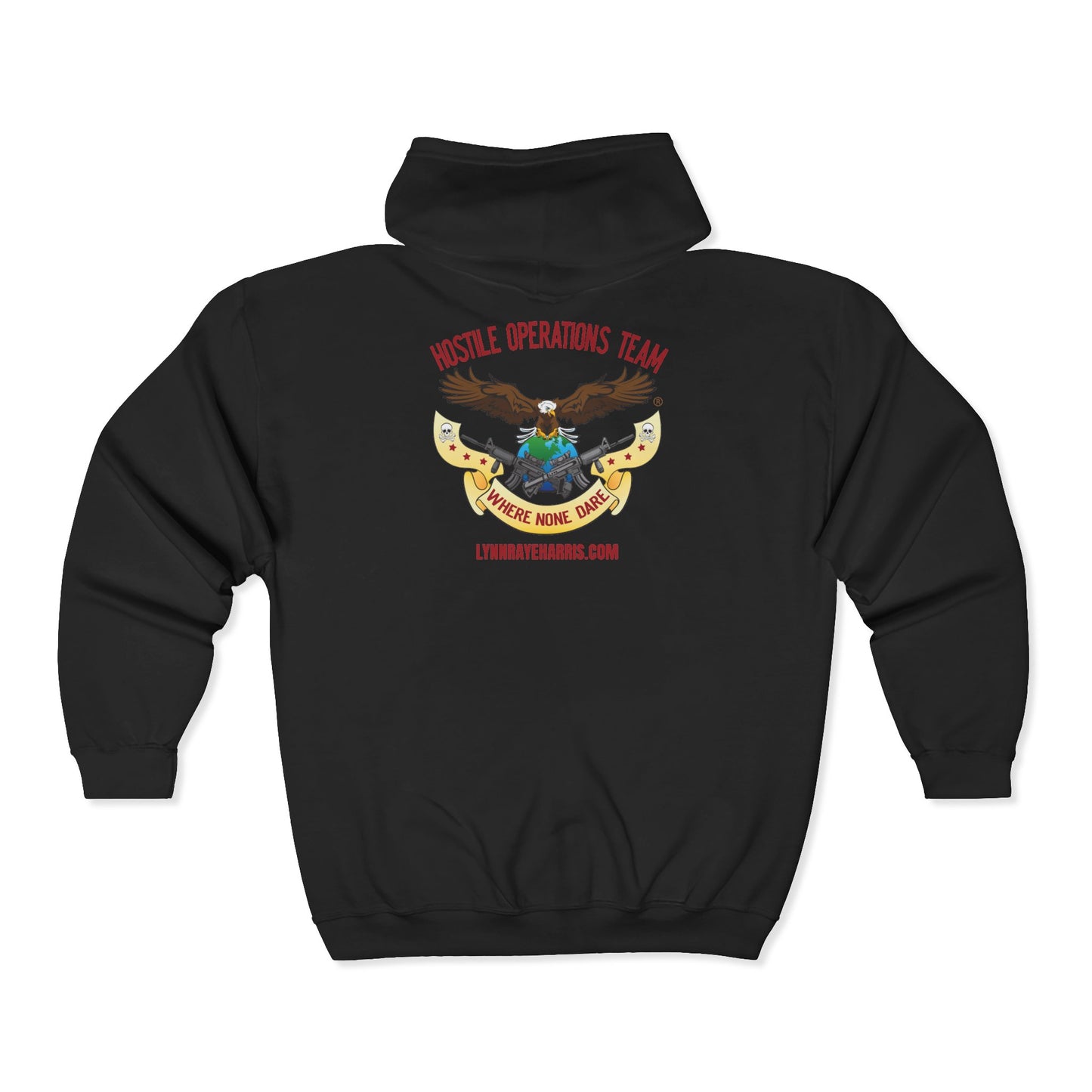 Hostile Operations Team (HOT) Full Zip Hooded Sweatshirt