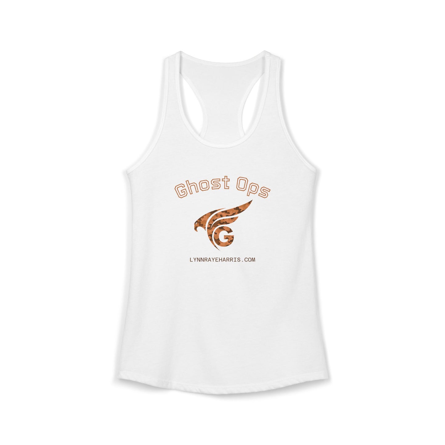 Ghost Ops Racerback Tank (Orange Camo)