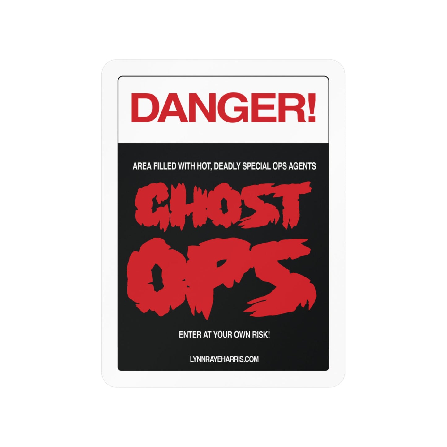 DANGER! Ghost Ops Vinyl Decals