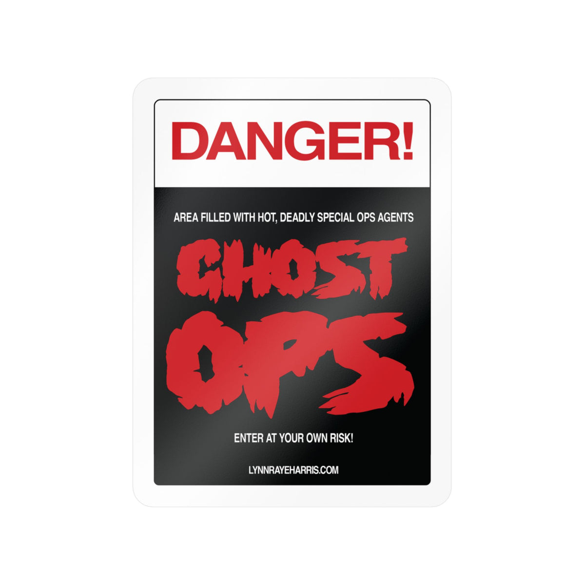 DANGER! Ghost Ops Vinyl Decals