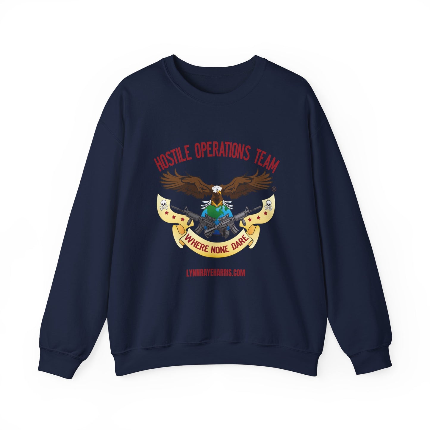Hostile Operations Team (HOT) Logo Crewneck Sweatshirt