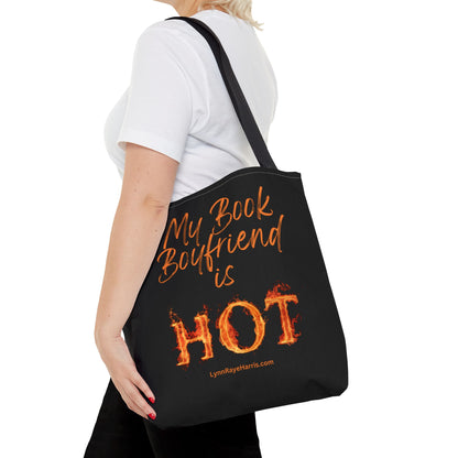 My Book Boyfriend is HOT Tote Bag