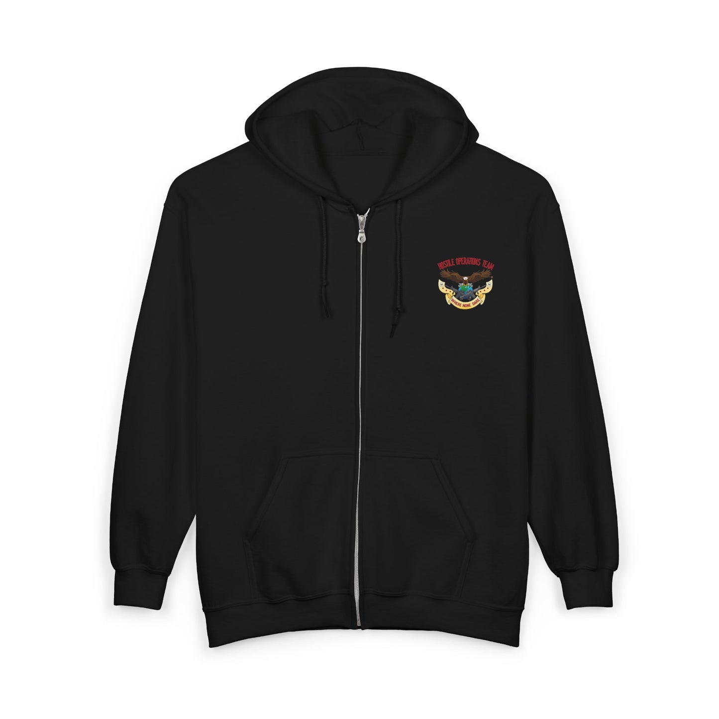 Hostile Operations Team (HOT) Full Zip Hooded Sweatshirt