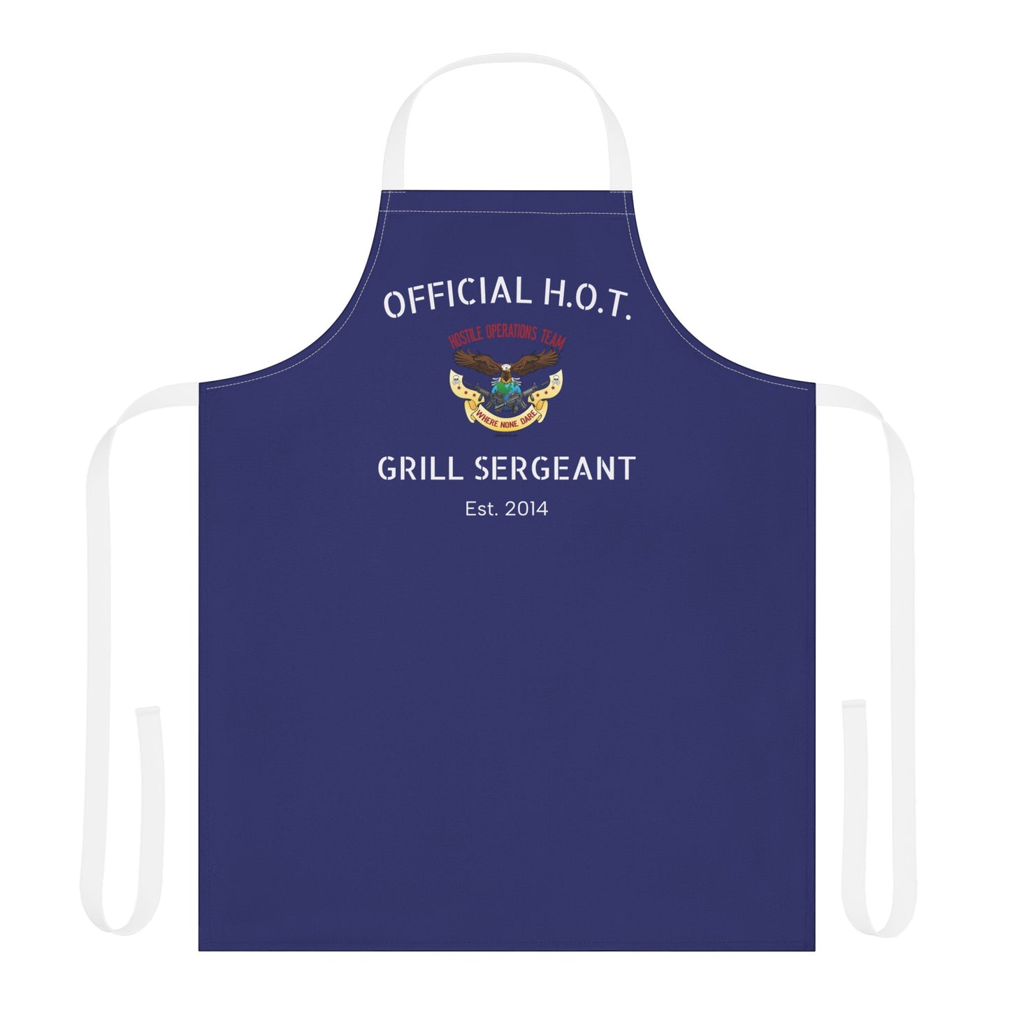 Grill Sergeant Apron, Blue