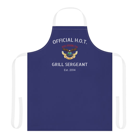 Grill Sergeant Apron, Blue
