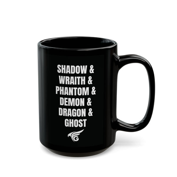 Ghost Ops Logo and Callsigns Mug – Lynn Raye Harris