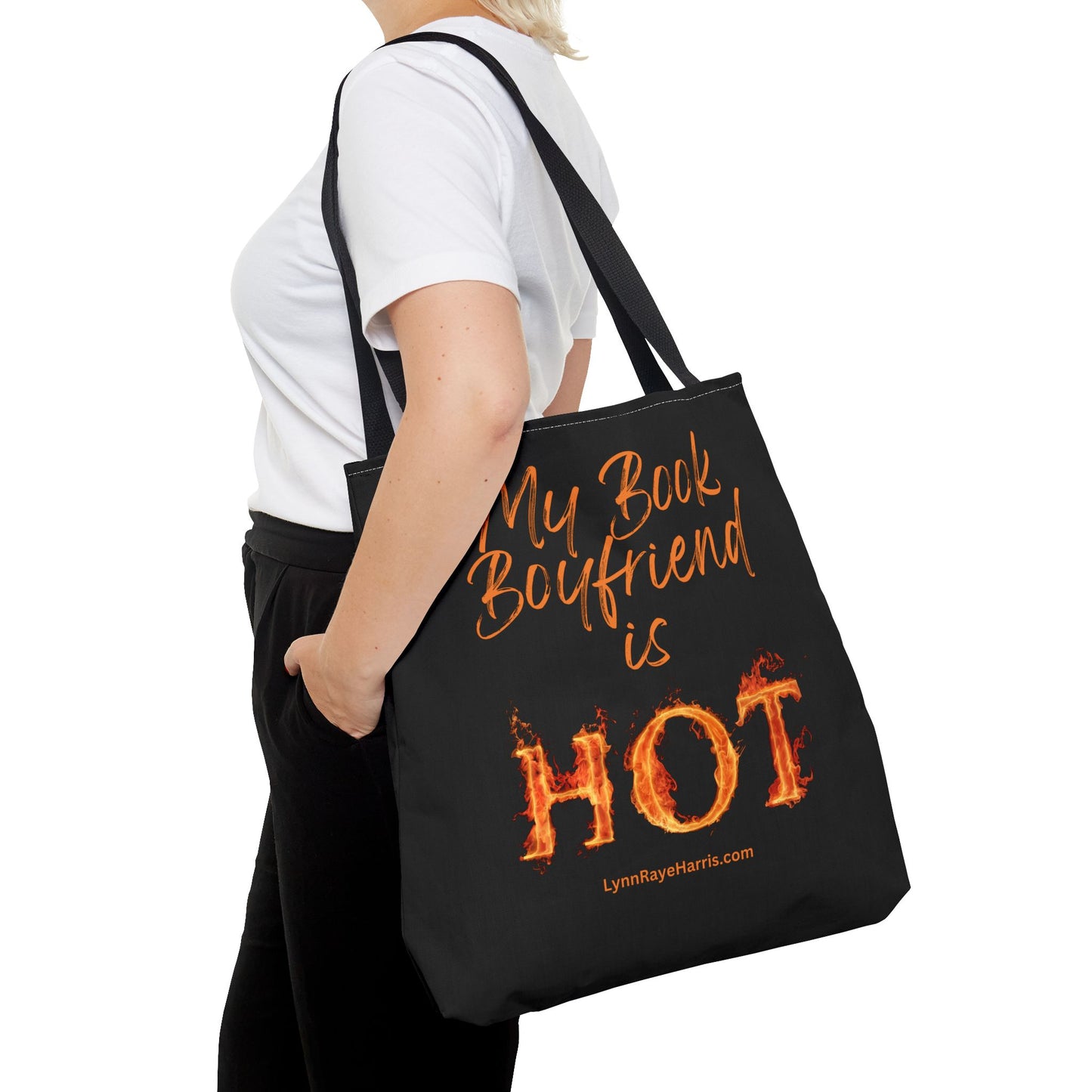 My Book Boyfriend is HOT Tote Bag