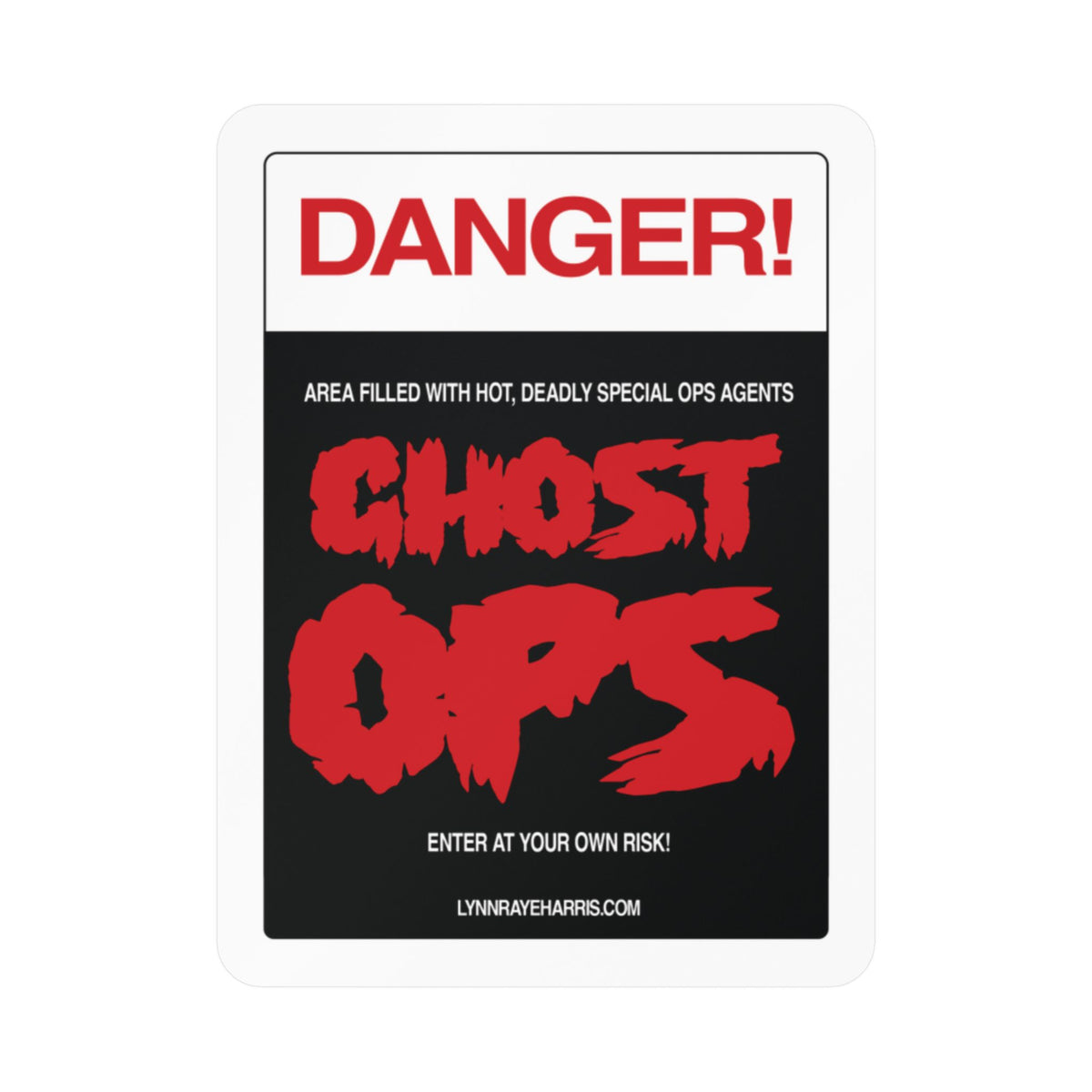 DANGER! Ghost Ops Vinyl Decals