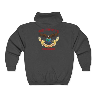 Hostile Operations Team (HOT) Full Zip Hooded Sweatshirt
