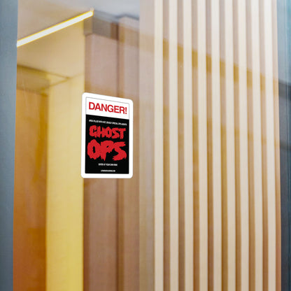 DANGER! Ghost Ops Vinyl Decals