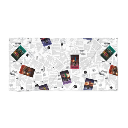 Ghost Ops Book Pages Beach Towel
