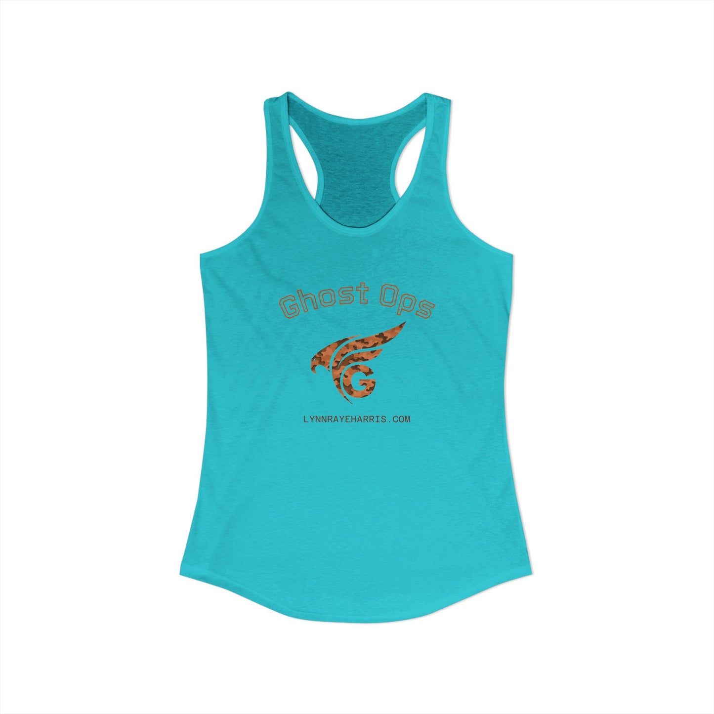 Ghost Ops Racerback Tank (Orange Camo)