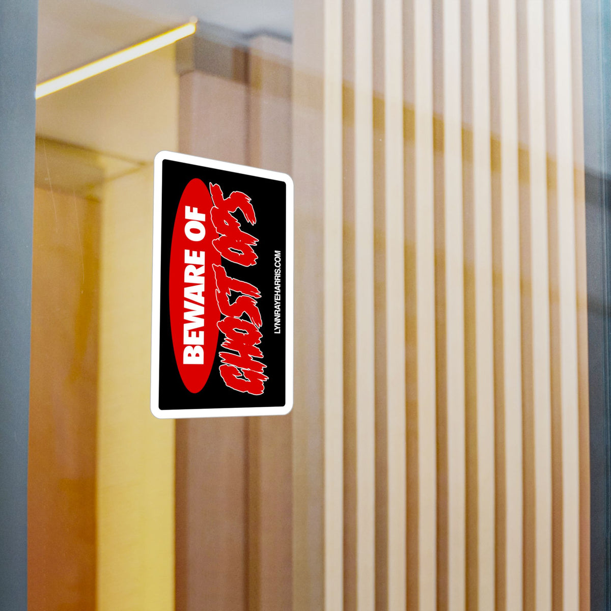 Beware of Ghost Ops Vinyl Decals
