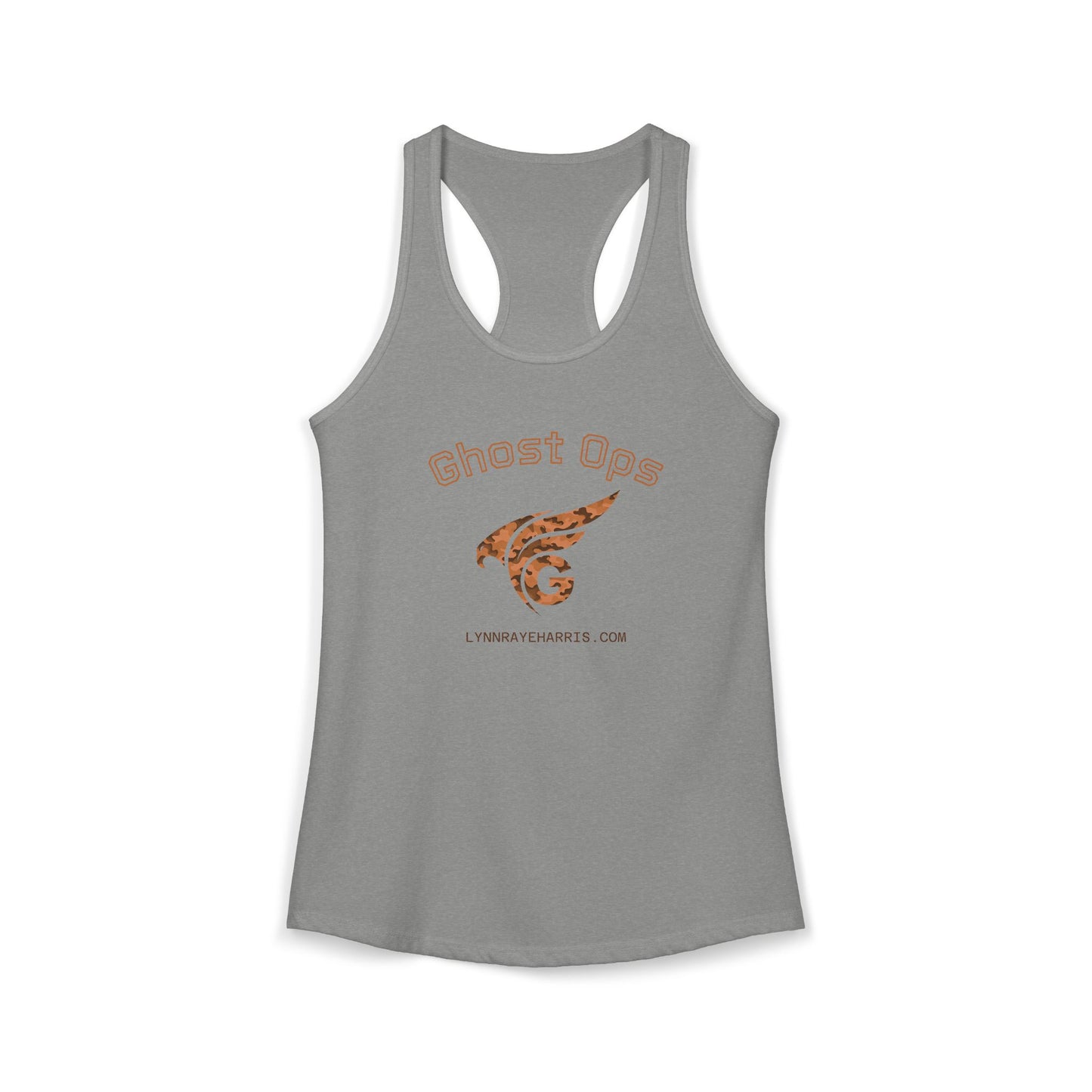 Ghost Ops Racerback Tank (Orange Camo)